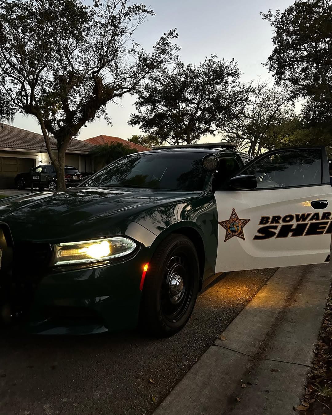 Broward Sheriff Dodge Charger ceramic window tint South Florida