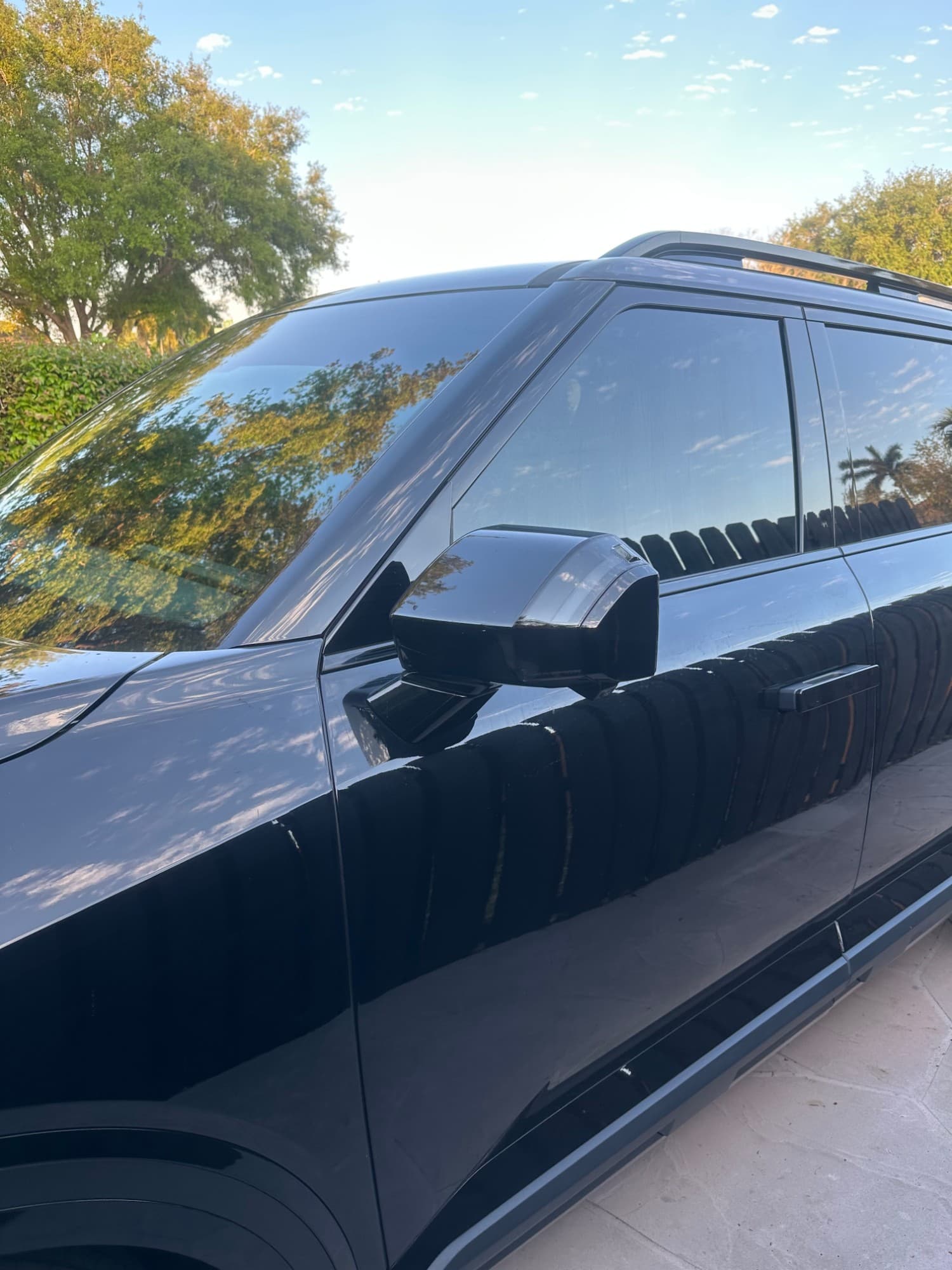 Black Kia Telluride ceramic window tint South Florida