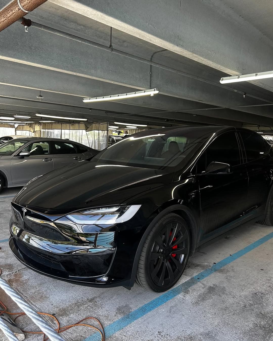 Tesla Model X ceramic window tint South Florida